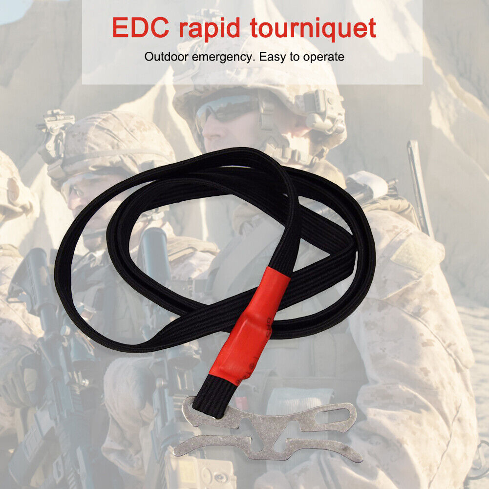 Outdoor EDC Emergency Survival Tourniquet First Aid Medical Elastic Ropes