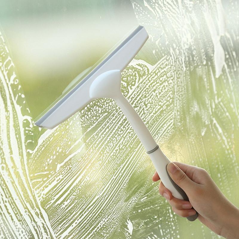 Glass Cleaner Handheld Glass Window Wiper Scraper Cleaning Tool Hanging Storage
