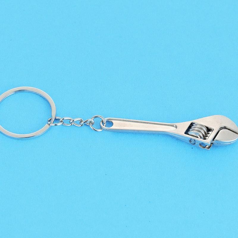 Adjustable Small Spanner Key Ring Tool Set Gifts Men Novelty Keyring Tools