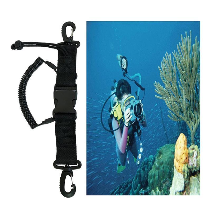 Camera Scuba Diving Lanyard Slide Lock Lanyard with Quick Release Buckle Clips