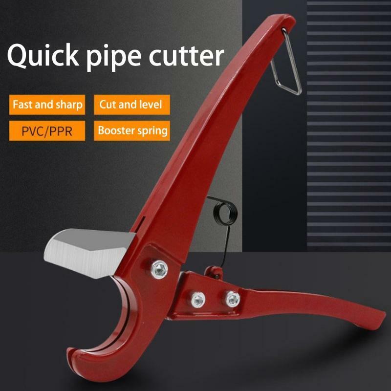 PVC Pipe Cutters Ratcheting Hose & Tube Cutter Cutting 1.2" PPR PVC Plastic Pipe