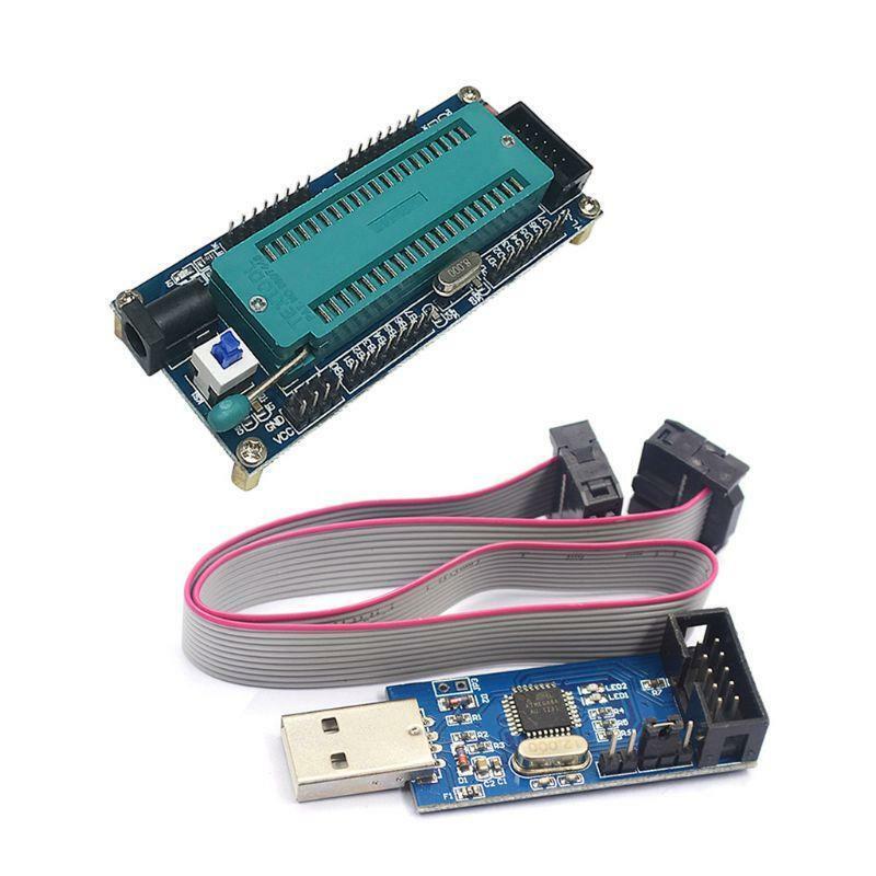 AVR ATMEGA System Development Board and USB ATMEGA8 ISP Programmer 51 Module