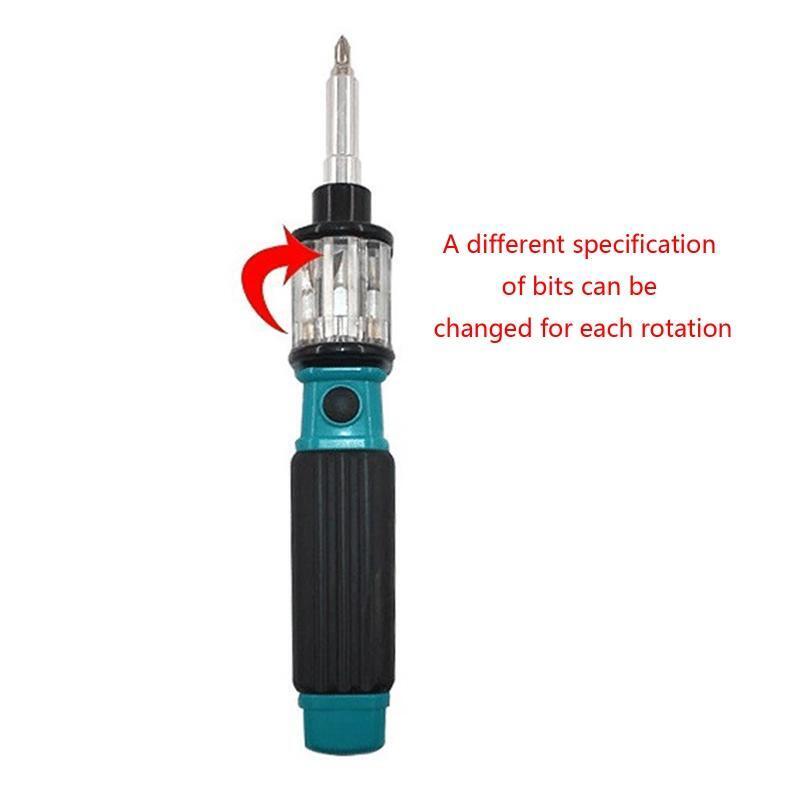 Ratchet Screwdriver Screwdriver Set with Multi Bits Retractable Screwdriver Rod