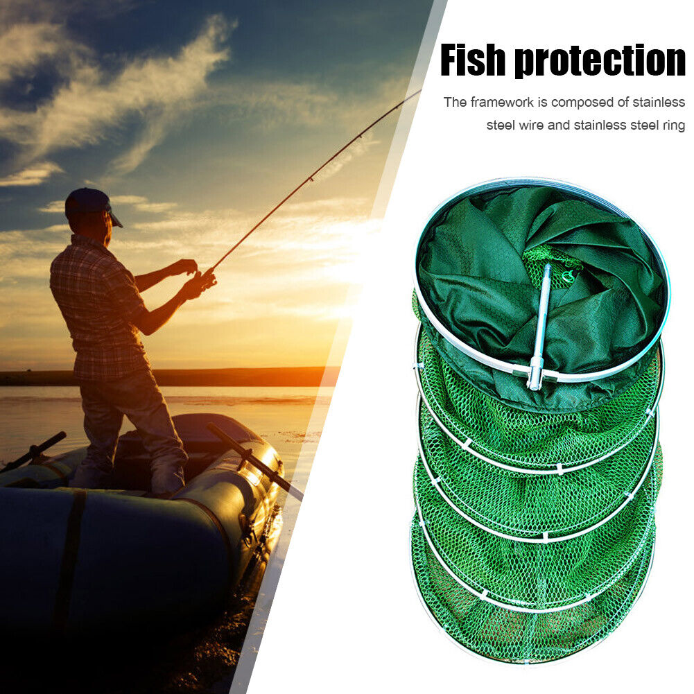 Fishing Net Fish Trap Crayfish Basket Carp Fishing Accessories (25-2.5m)