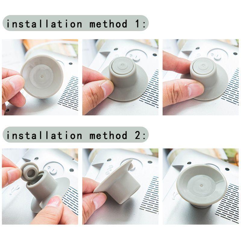 Laptop PC Base Sucker Thermal Pads Bracket 4PCS For Notebook Heat Dissipation