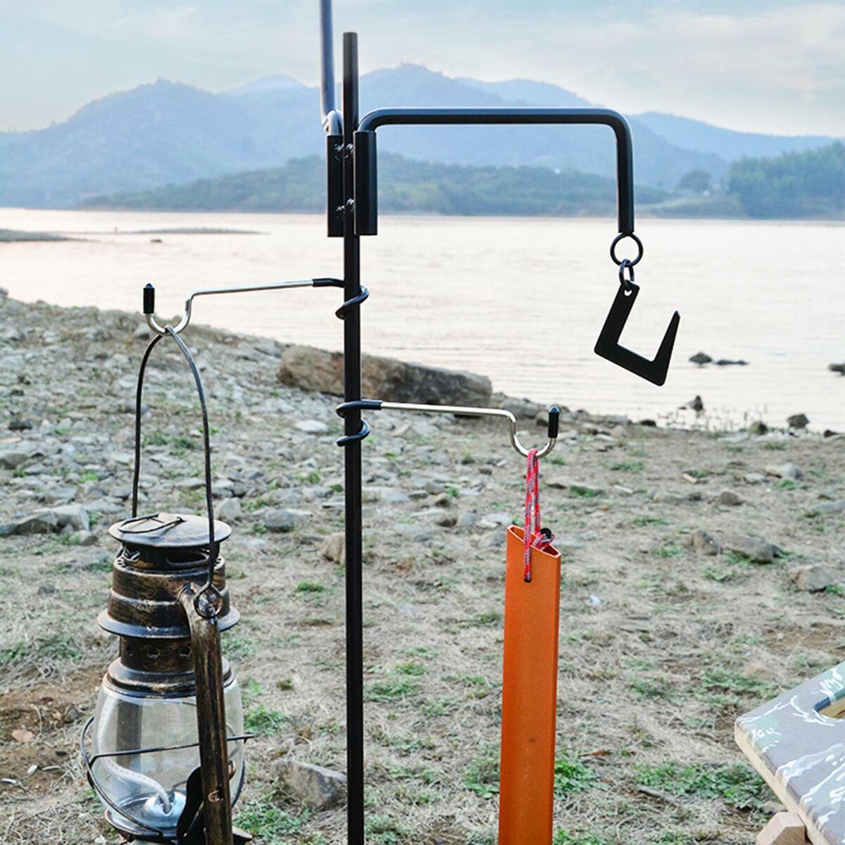 Camping Lantern Hanger Hook S-Shaped Outdoor Picnic  Holder Adventure