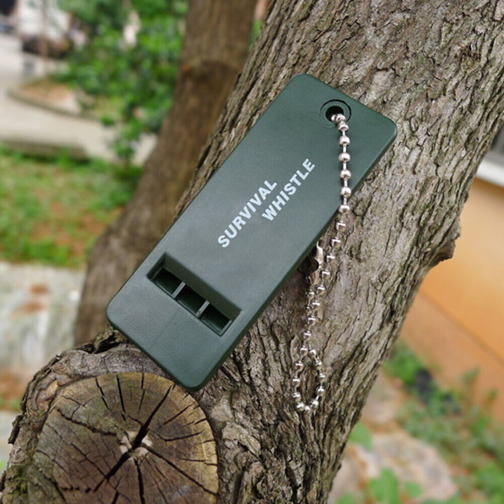 10pcs Outdoor Survival Whistle Multi Audio High Triple Frequency Whistle