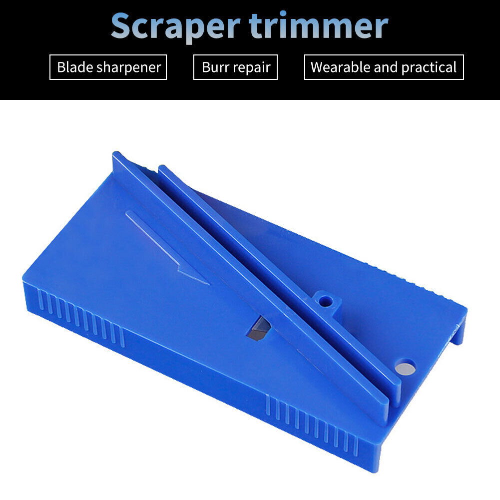 Hard Card Scraper Car Wrap Window Tint Edge Squeegee Sharpener Repair Tool