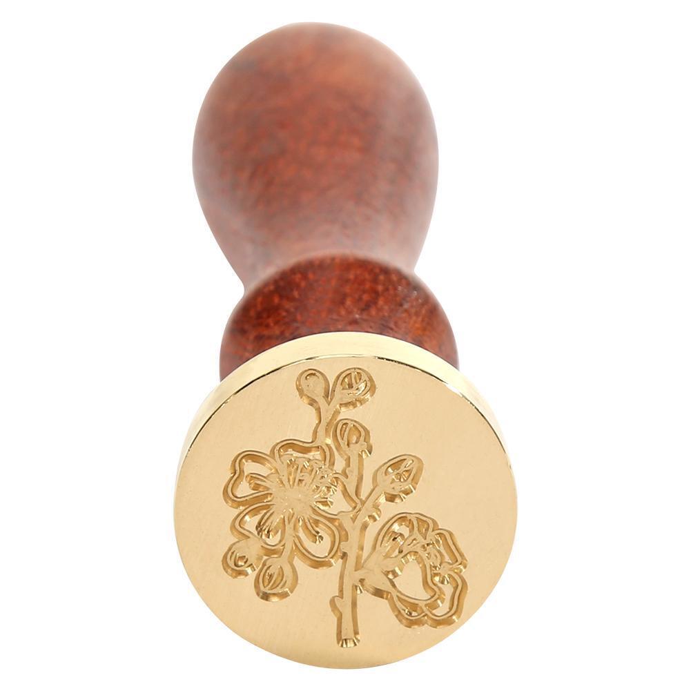 Wax Seal Stamp Plant Printed Fire Painting Stamping DIY Envelopes (C137)