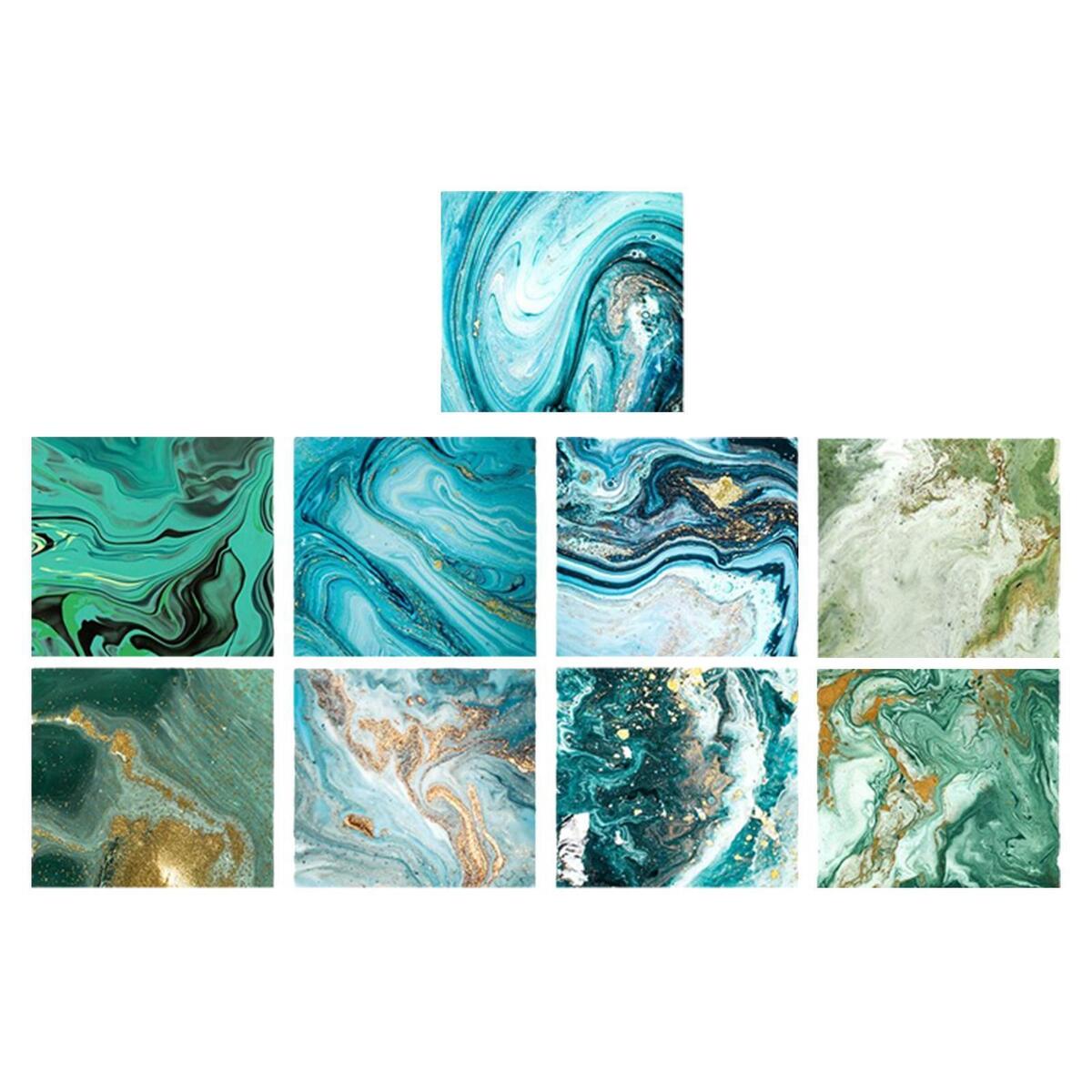 17pcs Heat Transfer Vinyl Sheet Ink Sublimation for Mug Coaster Bag DIY