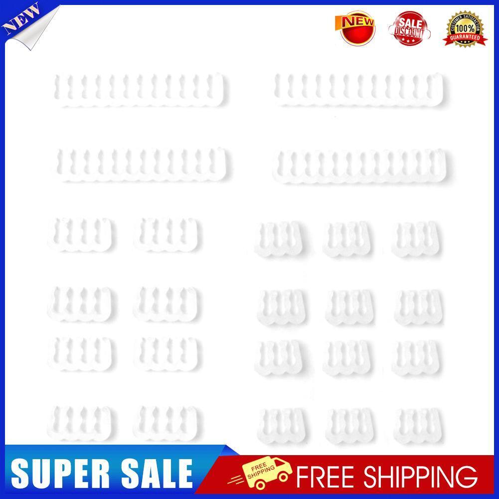 24pcs 6/8/24 Pin Cable Comb for 3.0-3.6mm PC Power Cables Wiring (White)