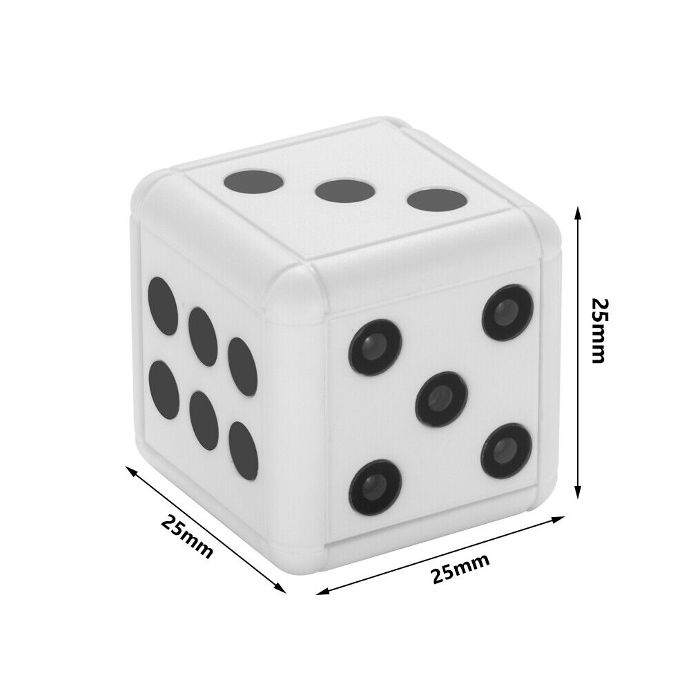 SQ16 Dice Shape Mini Camera 1080P Full HD Motion Detection Camera (White)