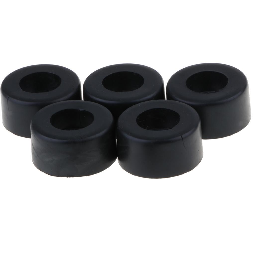5 Pack Rubber Feet Bumpers Amplifier Speaker Cabinet Leg Foot Pads, 38x19mm