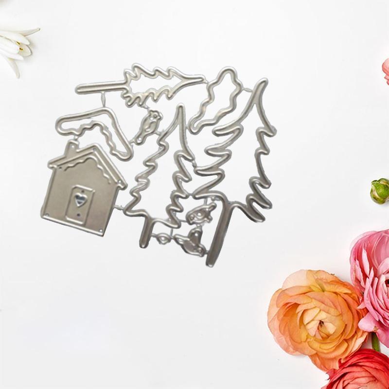 Delicate Christmas Metal Cutting Dies for DIY Paper Art Crafts Photo Album Decor