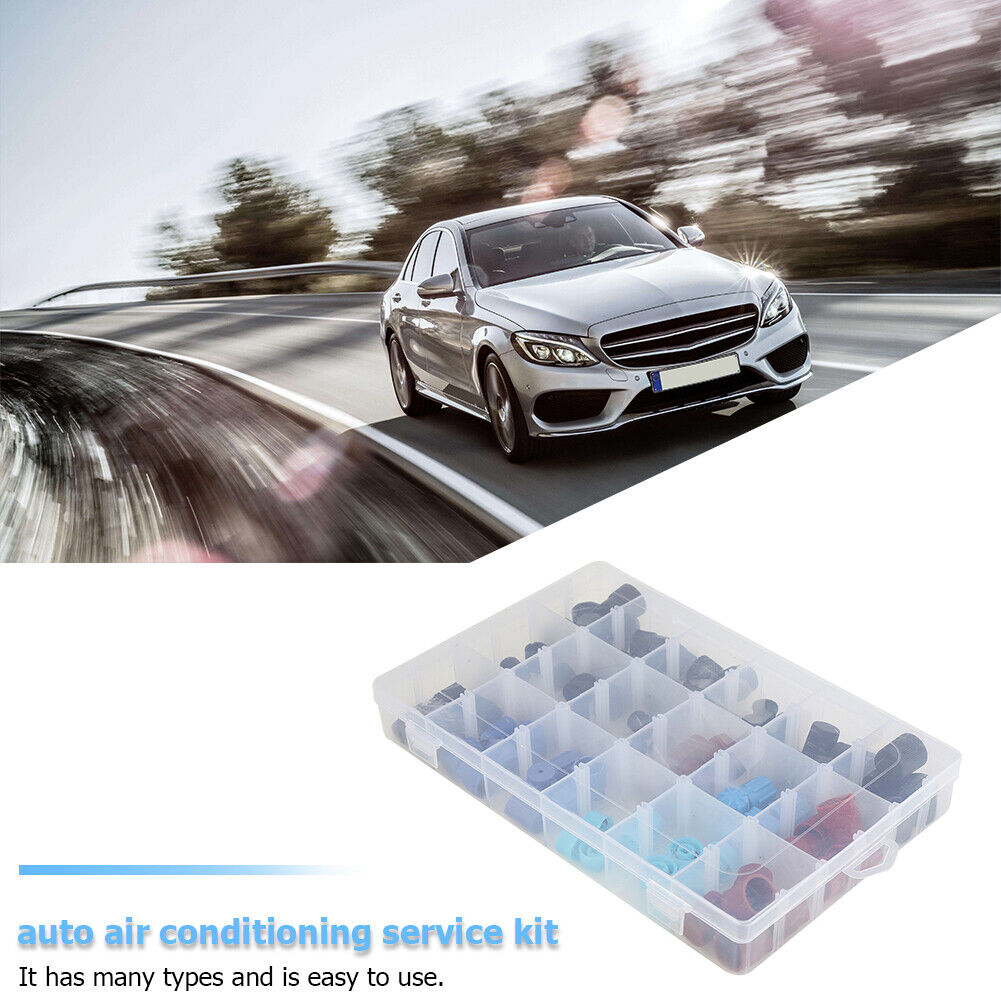 90pcs Car A/C Air Conditioning High Low Side Service Port Caps R134a R12