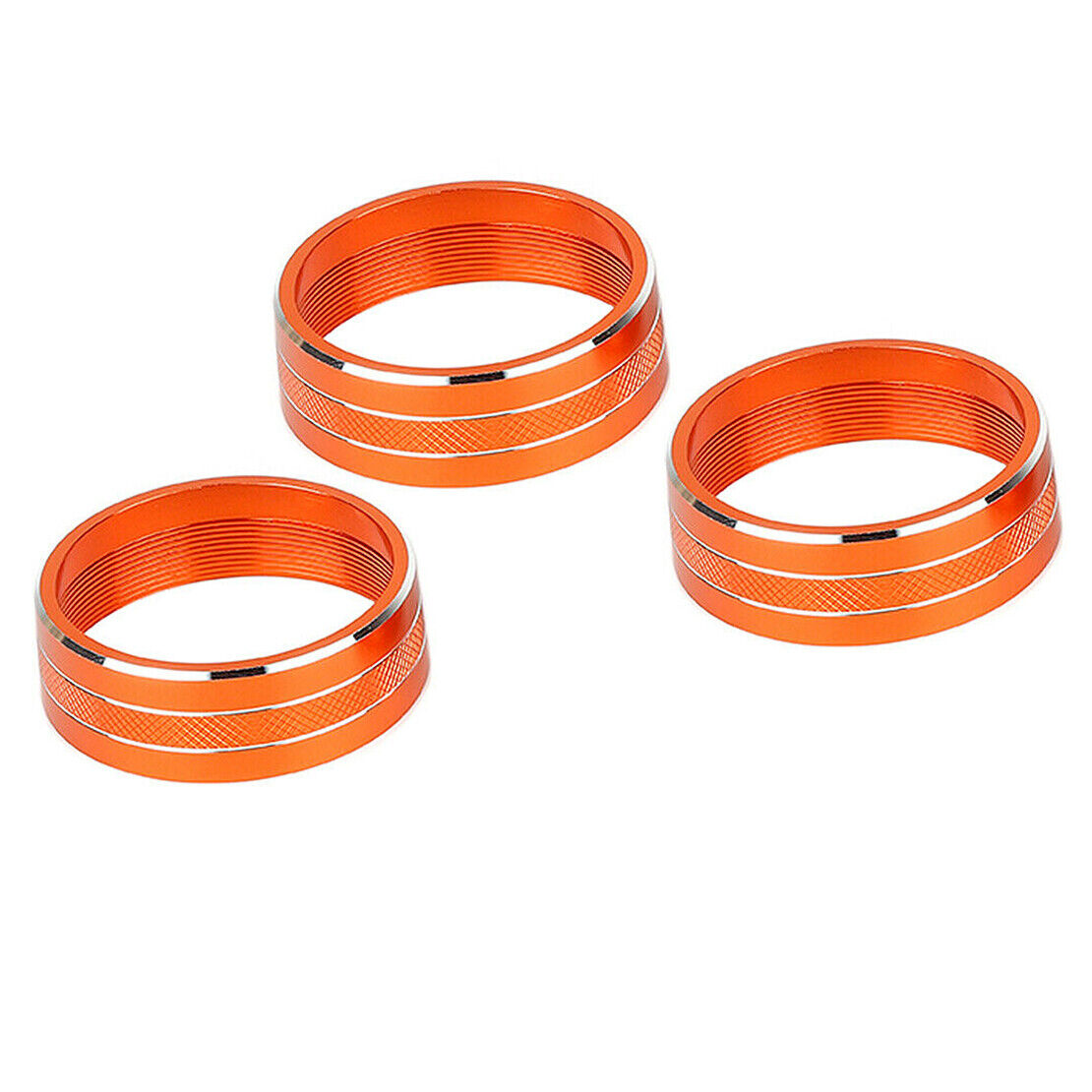 3pcs A/C Air Conditioning Switch Knob Ring Fit For Dodge Challenger 2009-2014