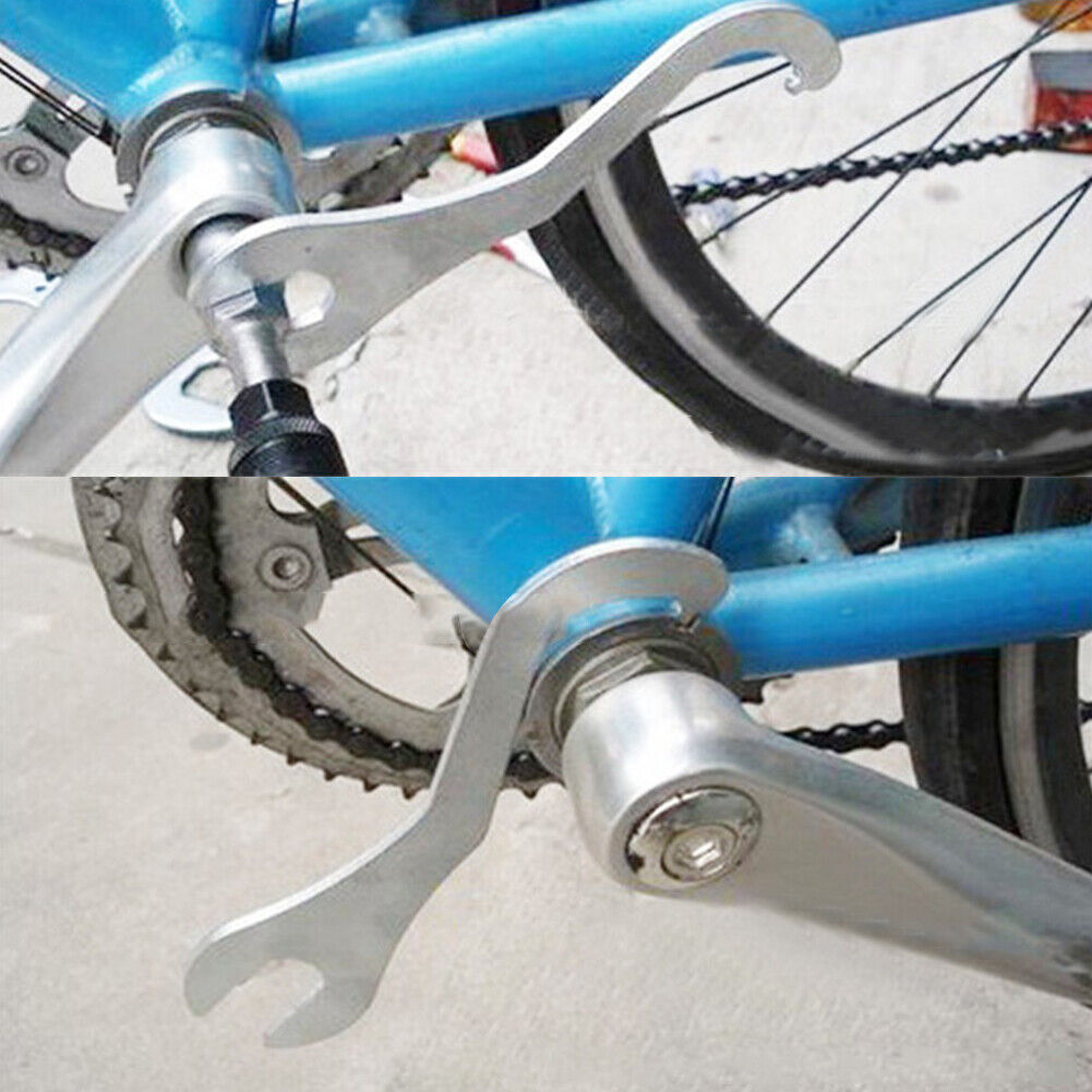 Bicycle Lock Ring Remover Bottom Bracket Pedal Spanner Wrench Repair Tools