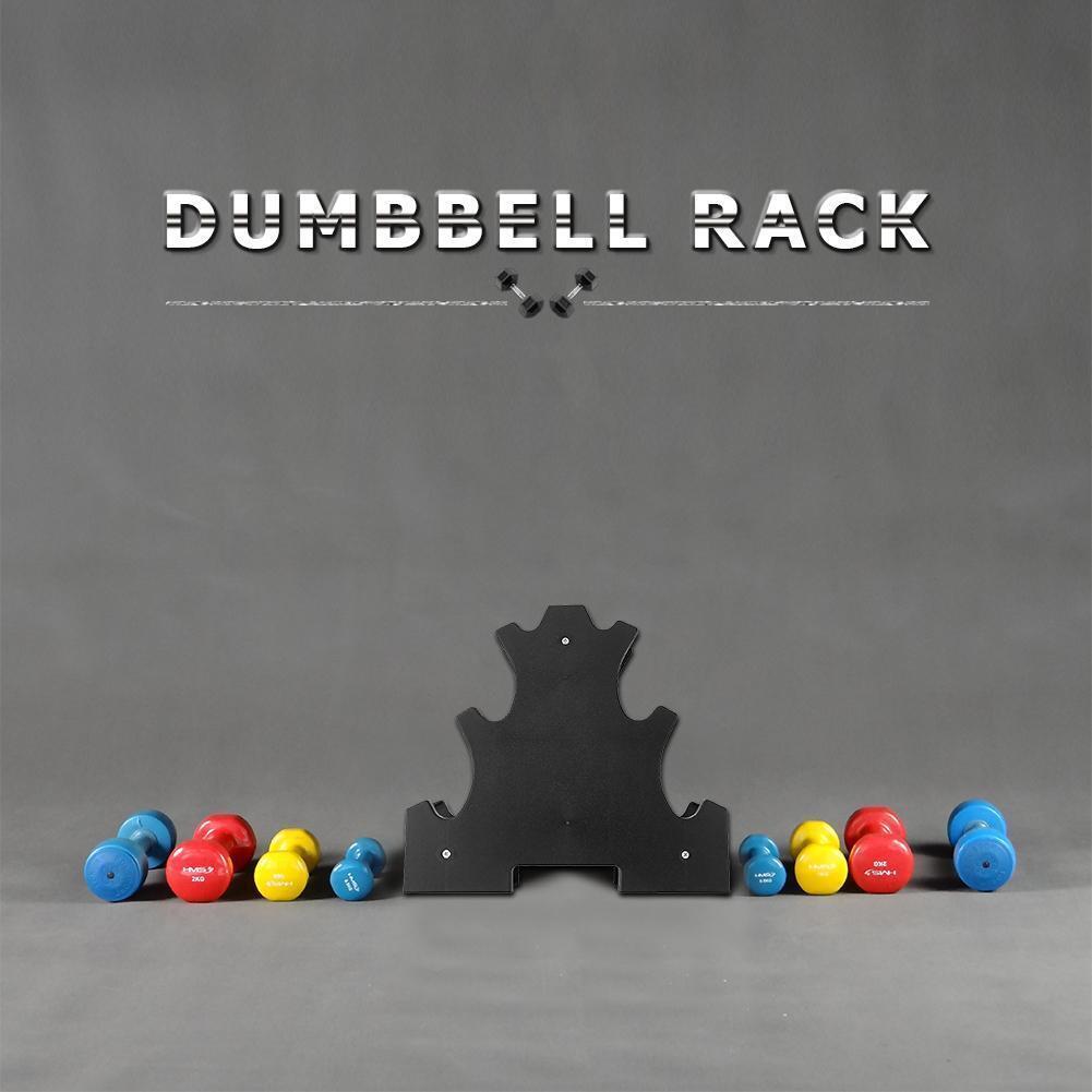 3 Tier Plastic Dumbbell Rack Storage Holder Tree Exercise Equipment Black?