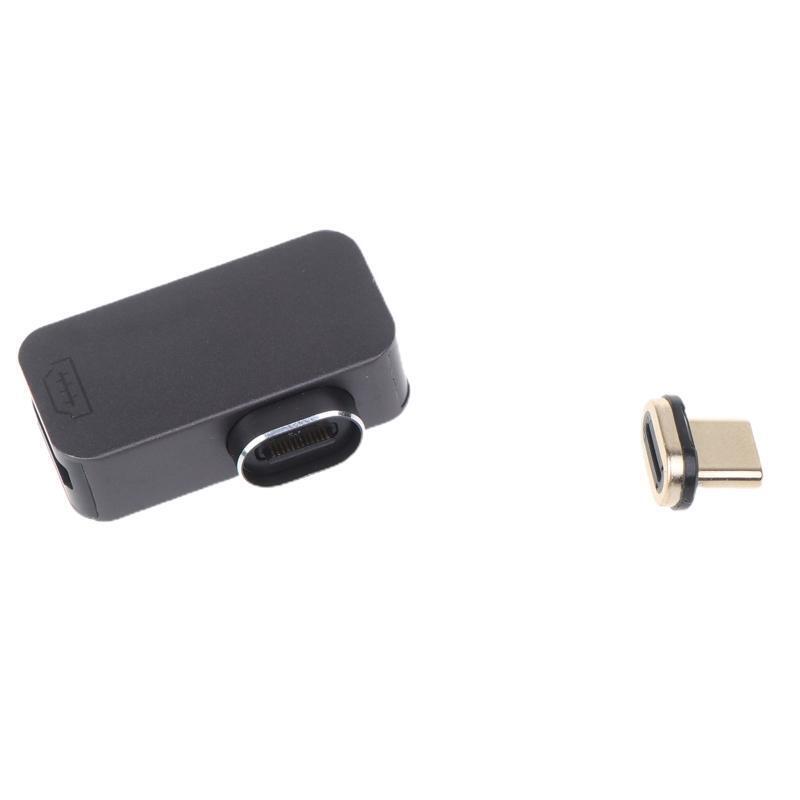 Type C Male to HDMI-Compatible 2.0 Connector Right Angle Adapter for Windows