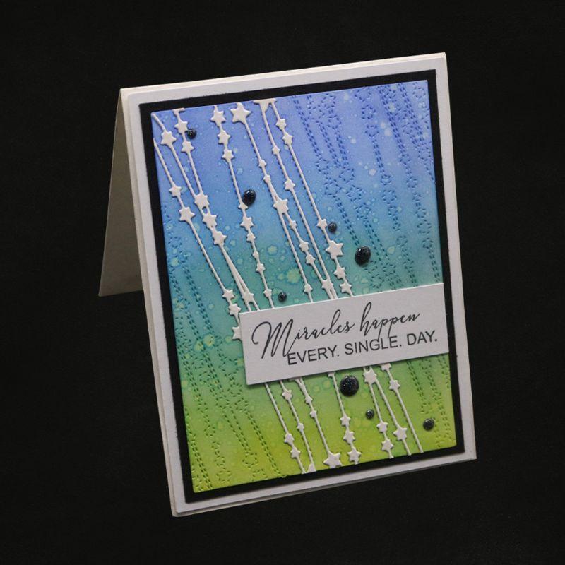Meteor Metal Cutting Dies Stencil Scrapbooking DIY Album Stamp Paper Card Emboss