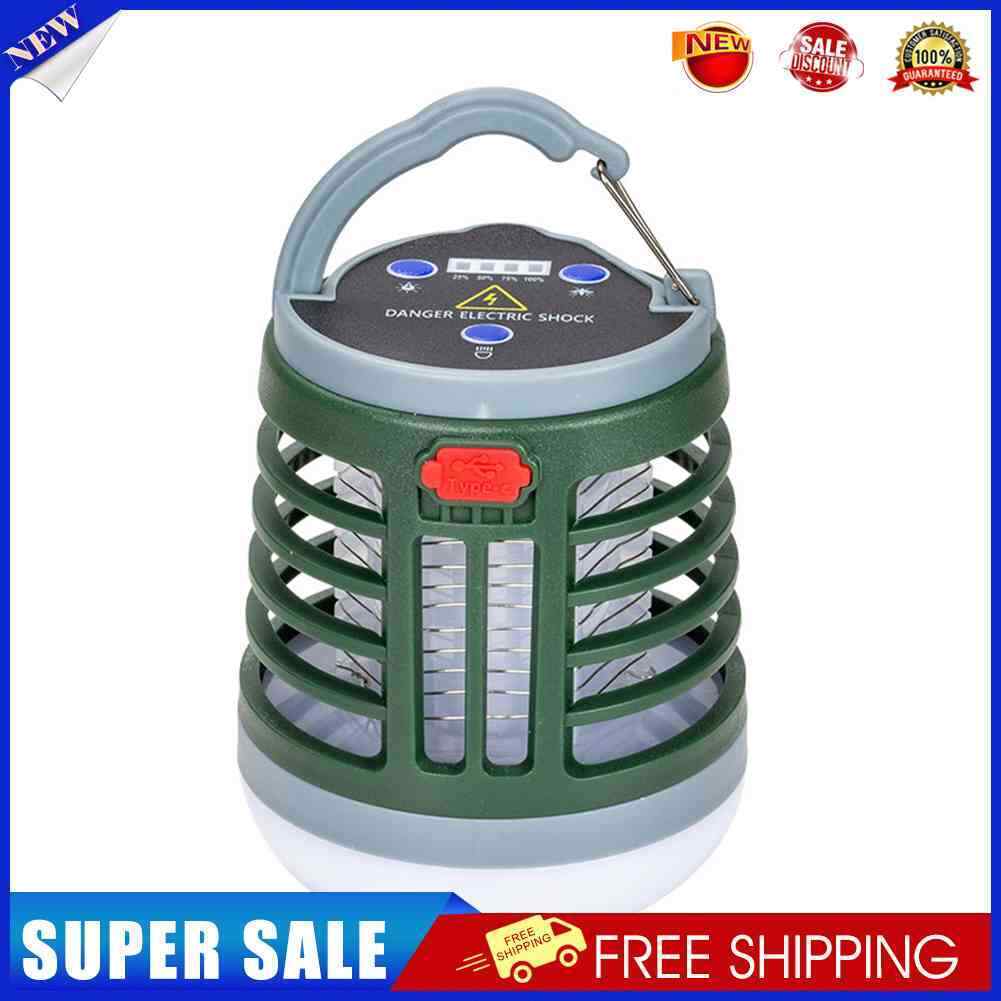Electric Mosquito Killer LED Lamp w/ Bluetooth-compatible Speaker (Green)