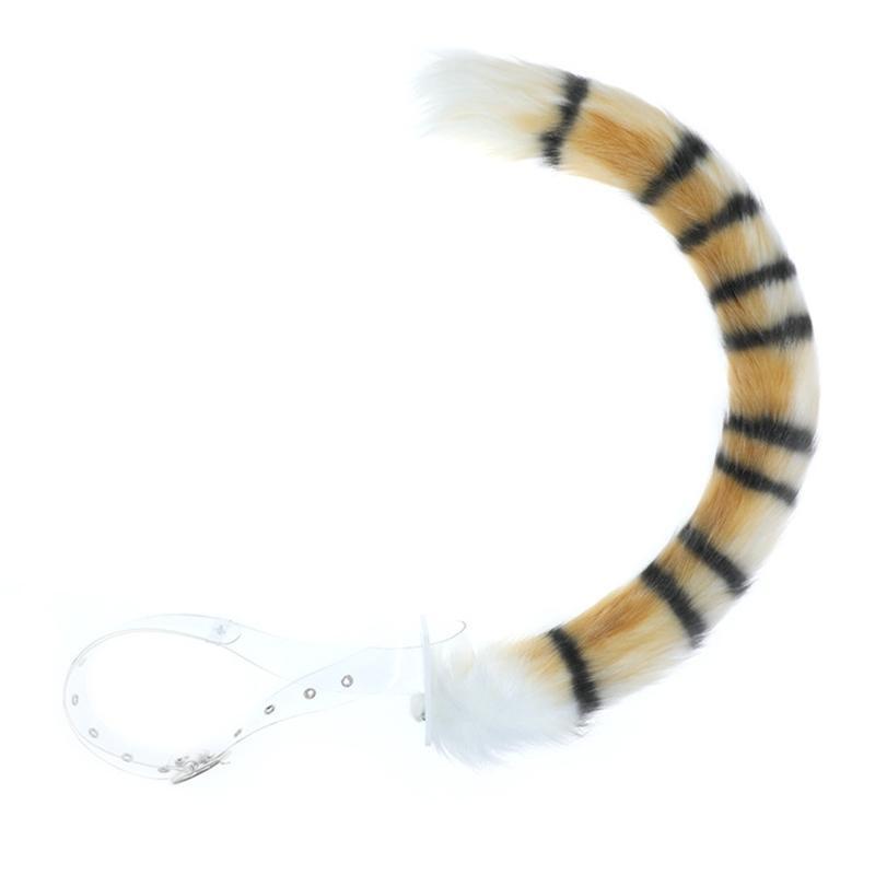 Wolf Tail Soft Long Fur Cat Fox Costume Tail for Halloween Fancy Party Costume