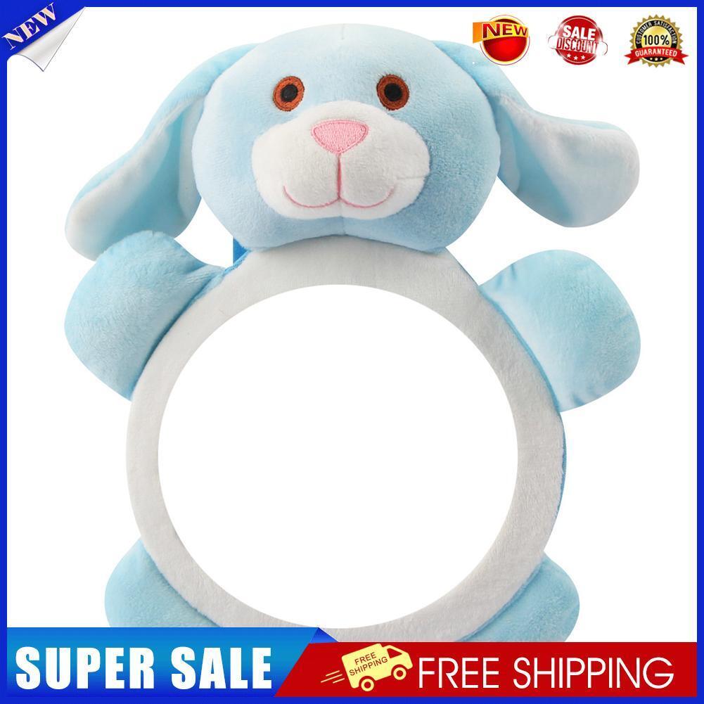 Cartoon Puppy Car Adjustable Rearview Mirror Infant Safety Seat Back Mirror