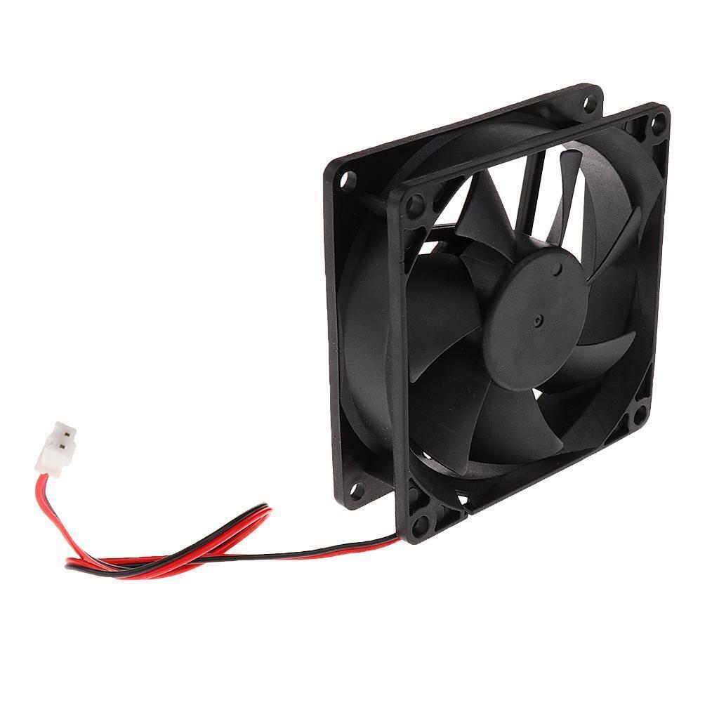 2Pack DC 12V 0.15A 92mm x 92mm /80x80mm 2Pin Connector PC CPU Computer Case