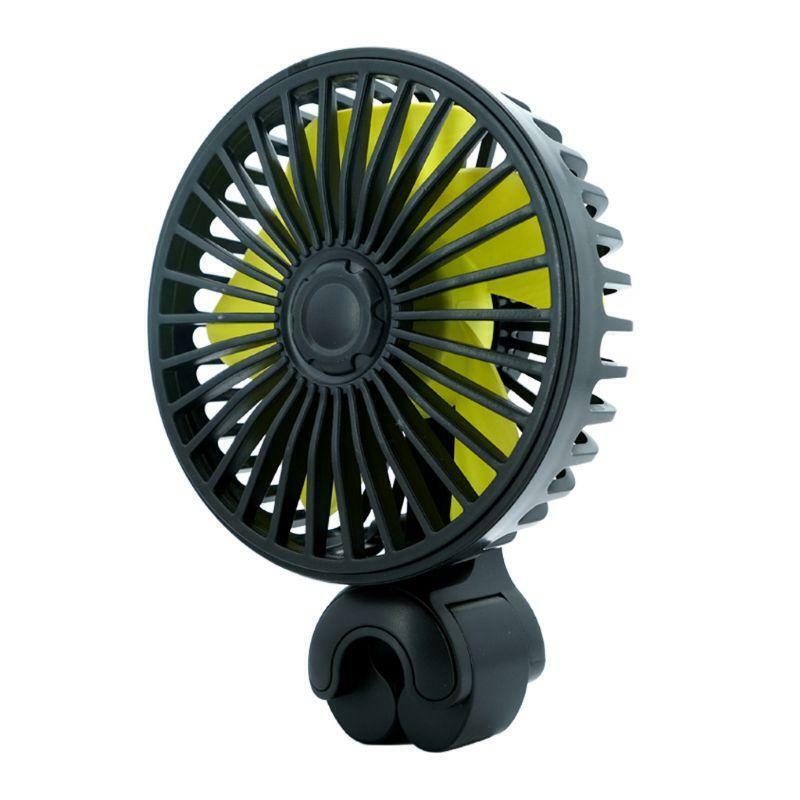 Car Back Rear Seat Headrest 3 Speed USB Fan Air Cooling Fan for SUV Truck Auto
