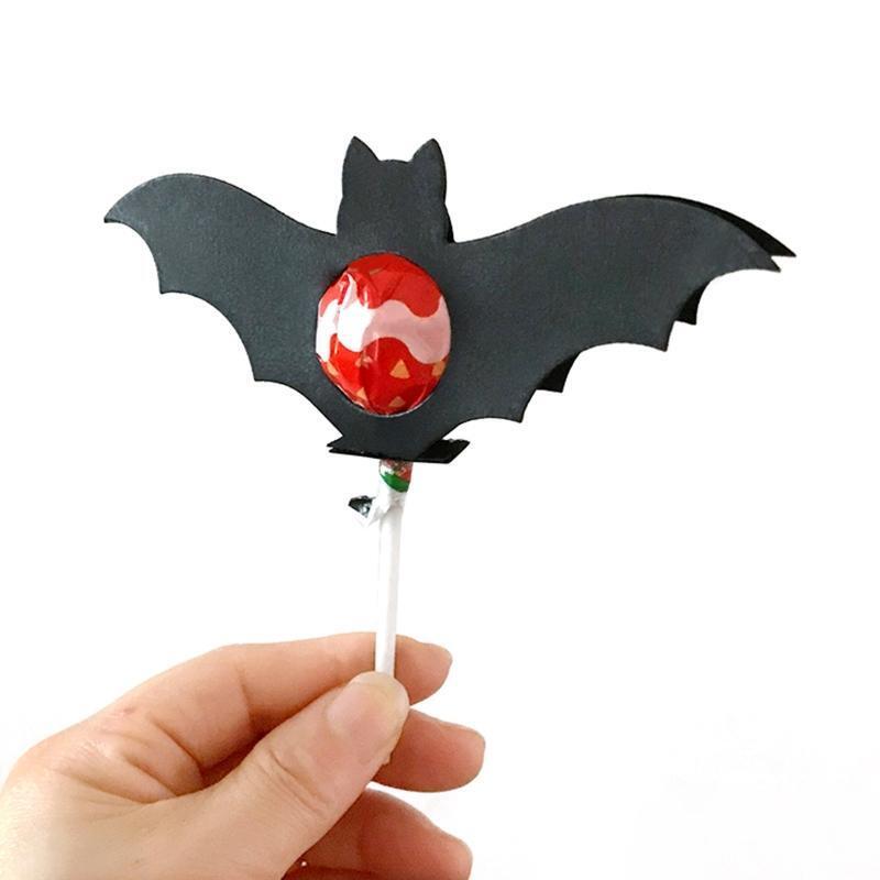 Halloween Bat Lollipop Holder Cutting Dies Photo Album Decoration Accessories