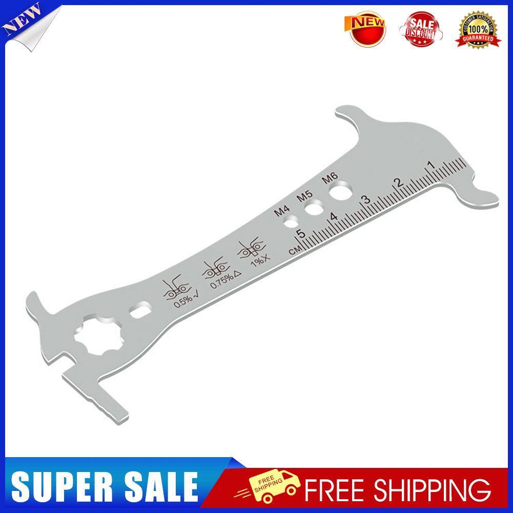 TOOPRE Bicycle Chain Checker Bike Chains Gauge Measuring Ruler (Unmarked)