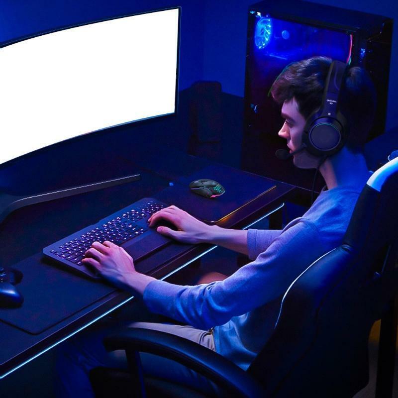 Optical Ergonomic Gaming Mouse Wired 7 Keys Mice Backlight for Notebook Desktop