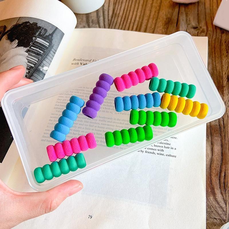 10Pcs Pencil Grips Writing Aid Pencil Holder Pencil Gripper for Righties Lefties