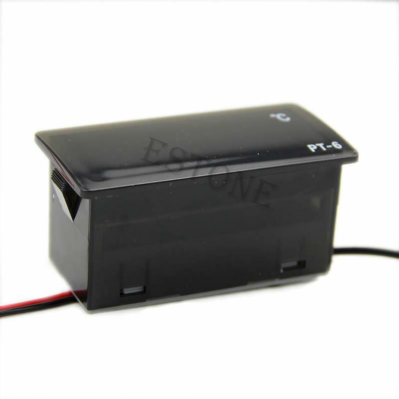 Hot 12V Vehicle Car LED Digital Thermometer Temperature Meter Probe -40~110°C