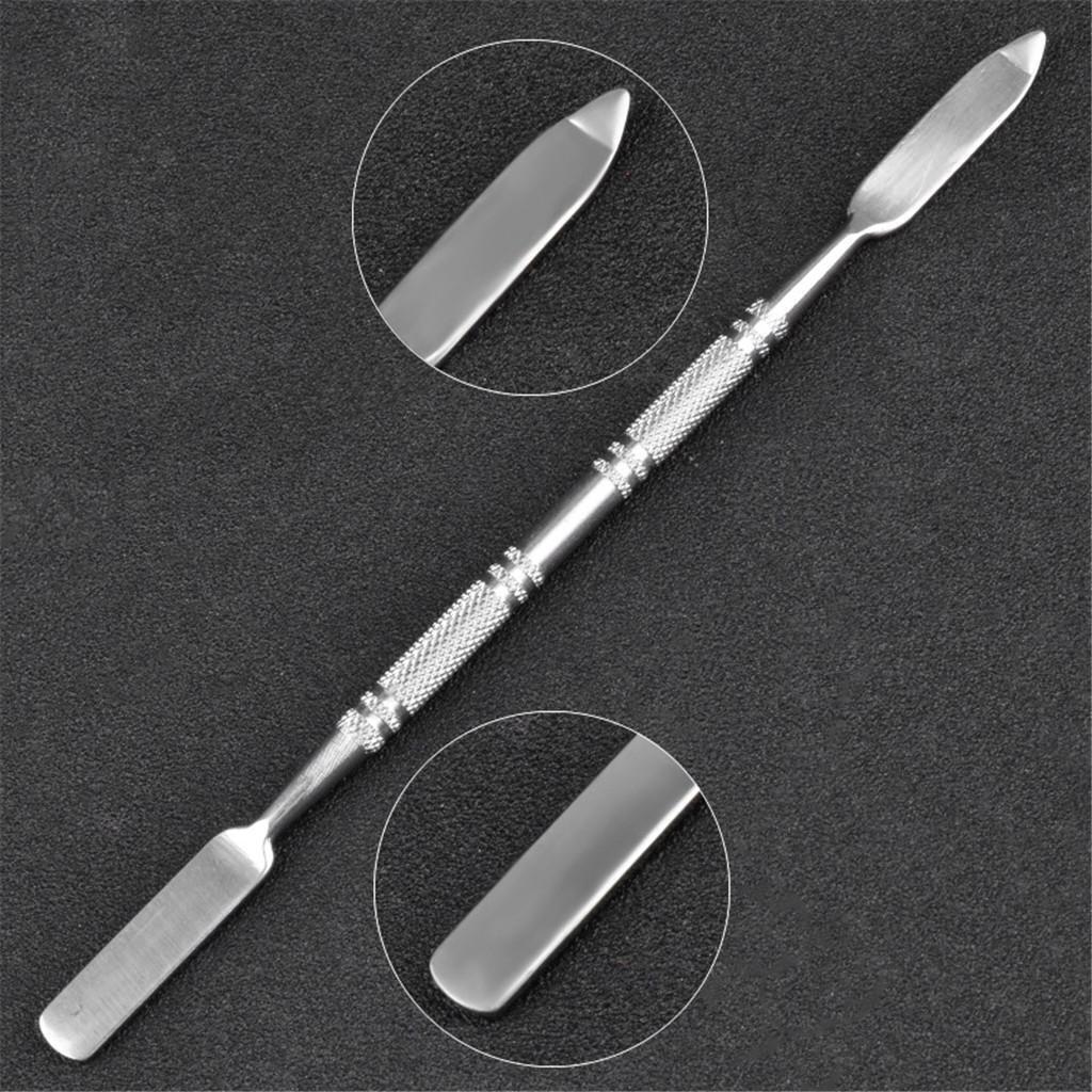 2 Headed Makeup Mixing Spatula Anti-rust Eye Shadow Foundation Stirring Rod