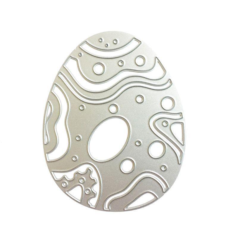 Easter Egg Metal Cutting Dies Stencil Scrapbooking DIY Album Stamp Paper Emboss