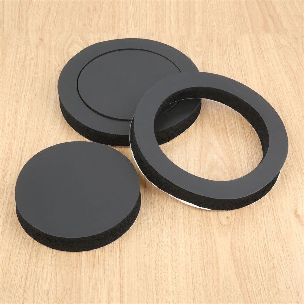 Helpful Automobile 6.5" Car Speaker Ring Bass Sound Aid Cotton Pad Motor Vehicle