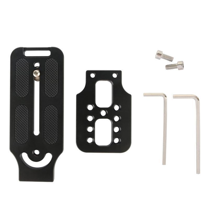 Tripod Head Quick Release Plate for 77D D800 Digital Camera Stabilizer Accs