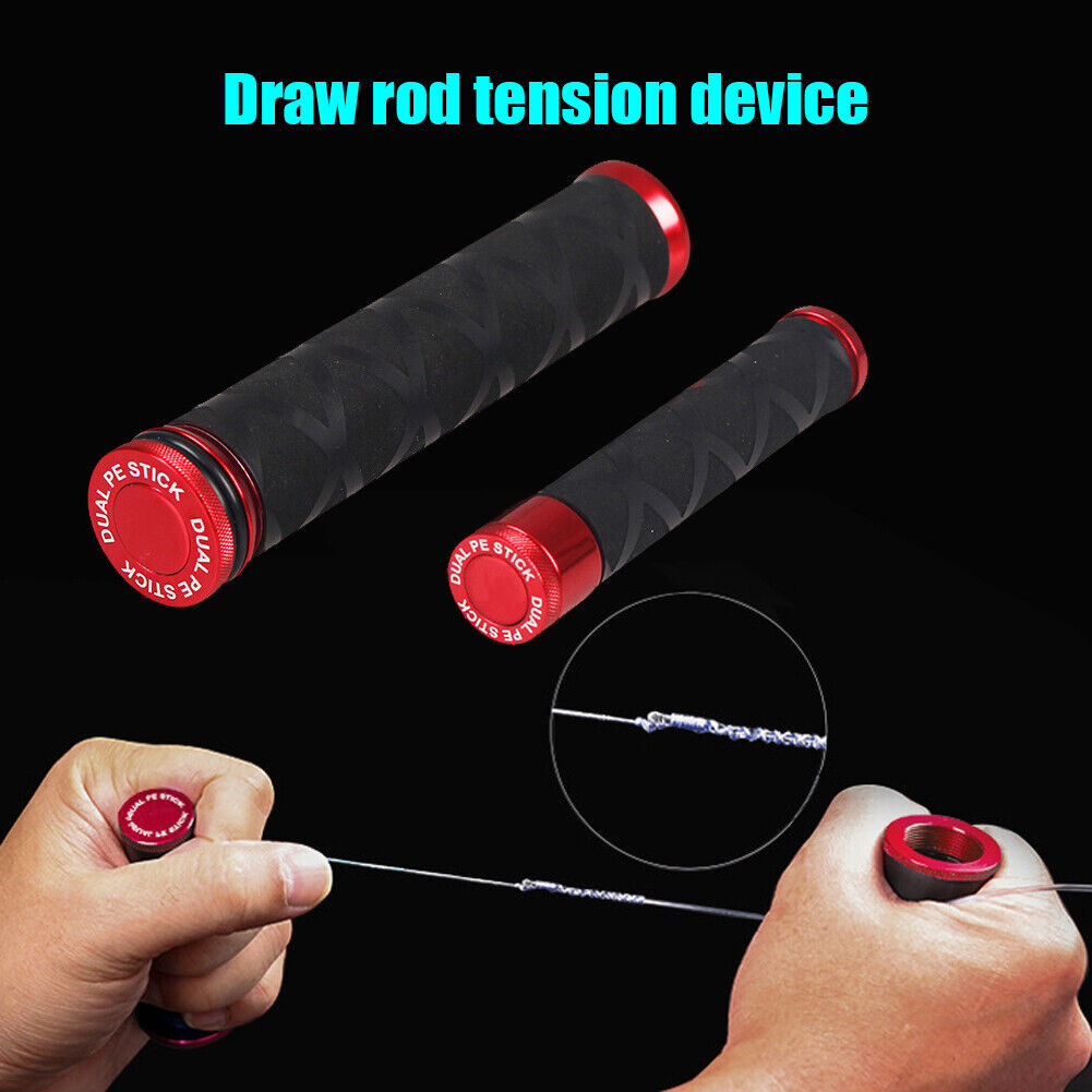 FG GT Knot Assist PE Fishing Line Puller Rod Knotting Device (Red S)