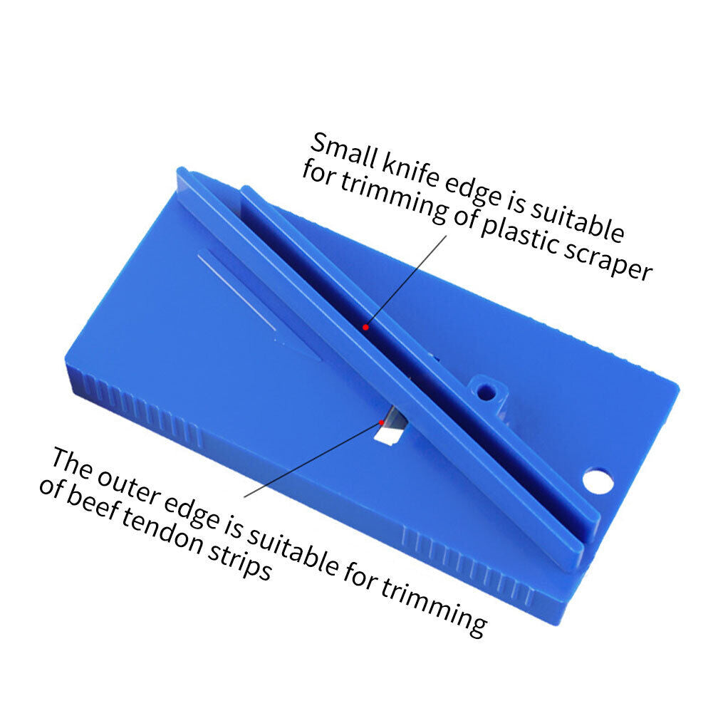 Hard Card Scraper Car Wrap Window Tint Edge Squeegee Sharpener Repair Tool
