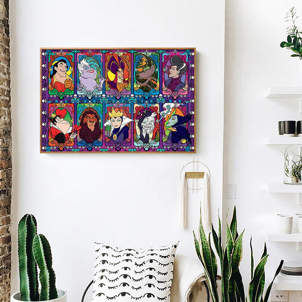Cartoon Character Full Drill Diamond Painting 5D Mosaic Picture Home Decor
