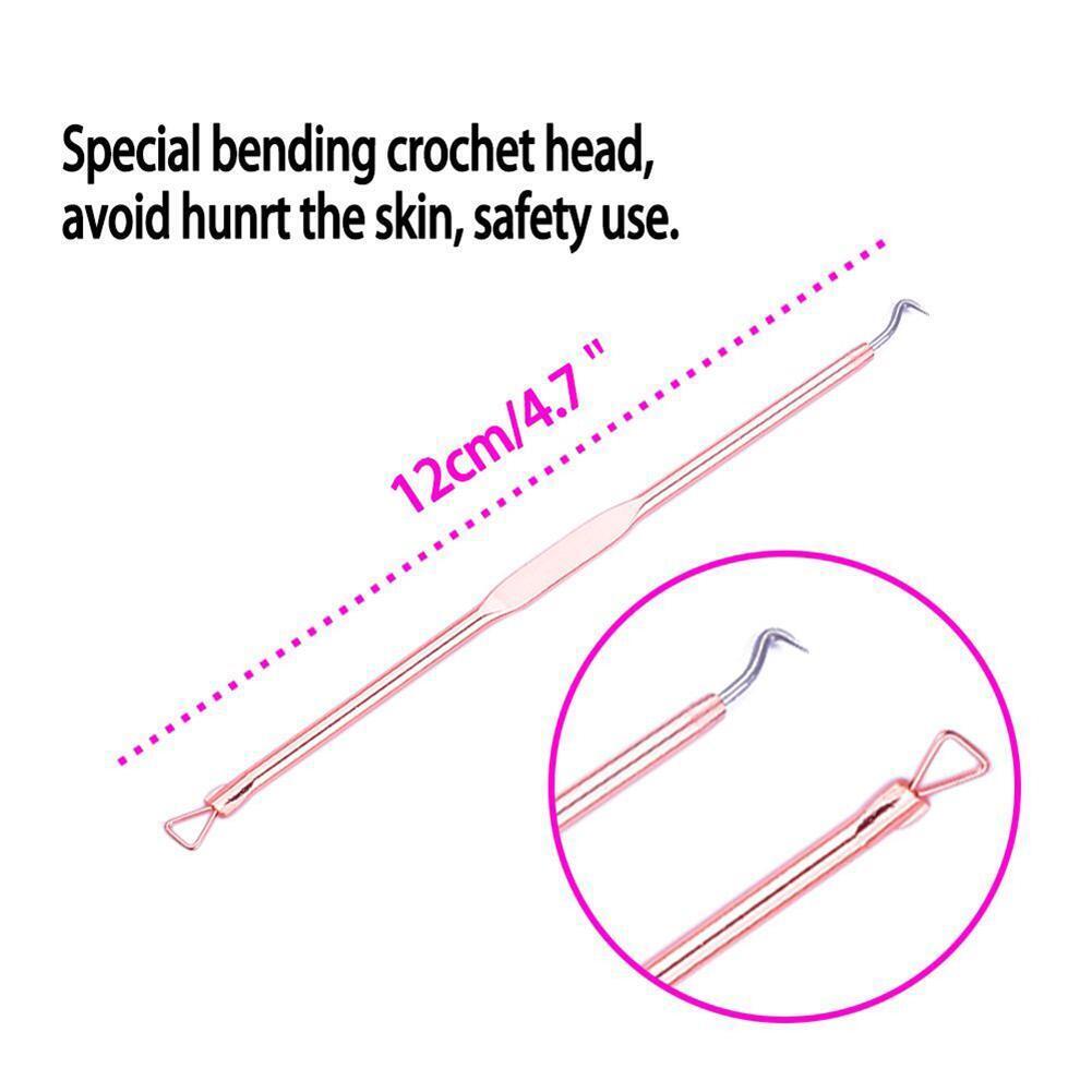 4pcs/set Pimple Blemish Comedone Acne Extractor Remover Needles Beauty Tool