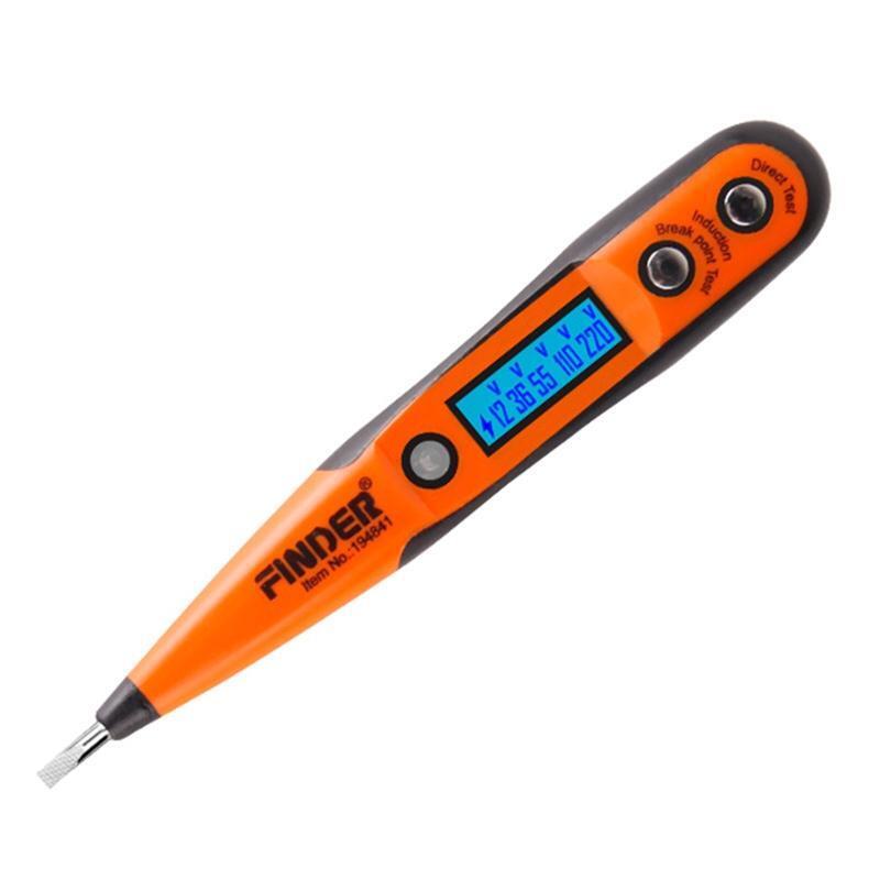 Digital Voltage Tester AC DC 12-250V Tester Electrical Voltage Detector for Home