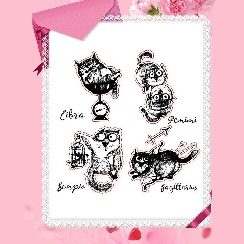 Animal Entertainment Metal Cutting Dies and Stamps Stencils Set DIY Crafts