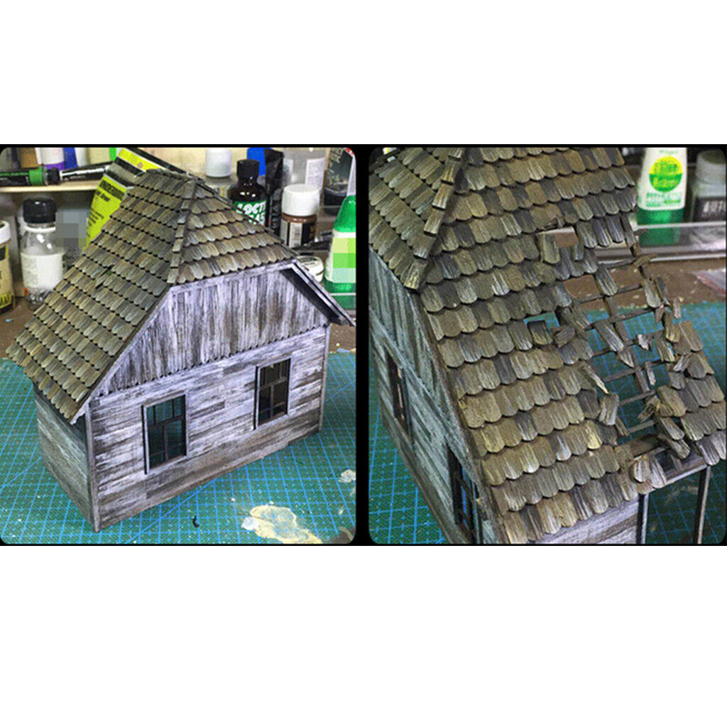 Hobby DIY Puzzles Unassembled   Ruins House 1:35 War Layout