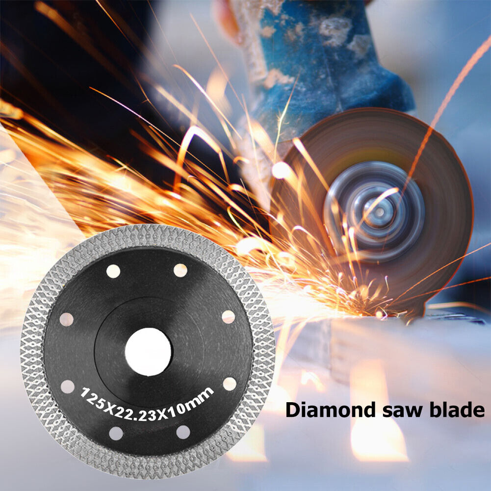 Diamond Saw Blade Tile Ceramic Granite Marble Cutting Disc Grinder (125mm)