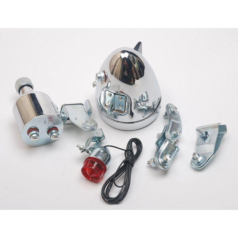 Bicycle 12V 6W Generator Headlight Tail Light Head Lamp Friction Dynamo Light