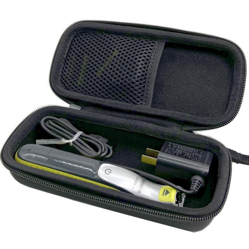 Carrying Case Zipper Pouch TravelBag for Philip Norelco Oneblade Pro QP2520/70