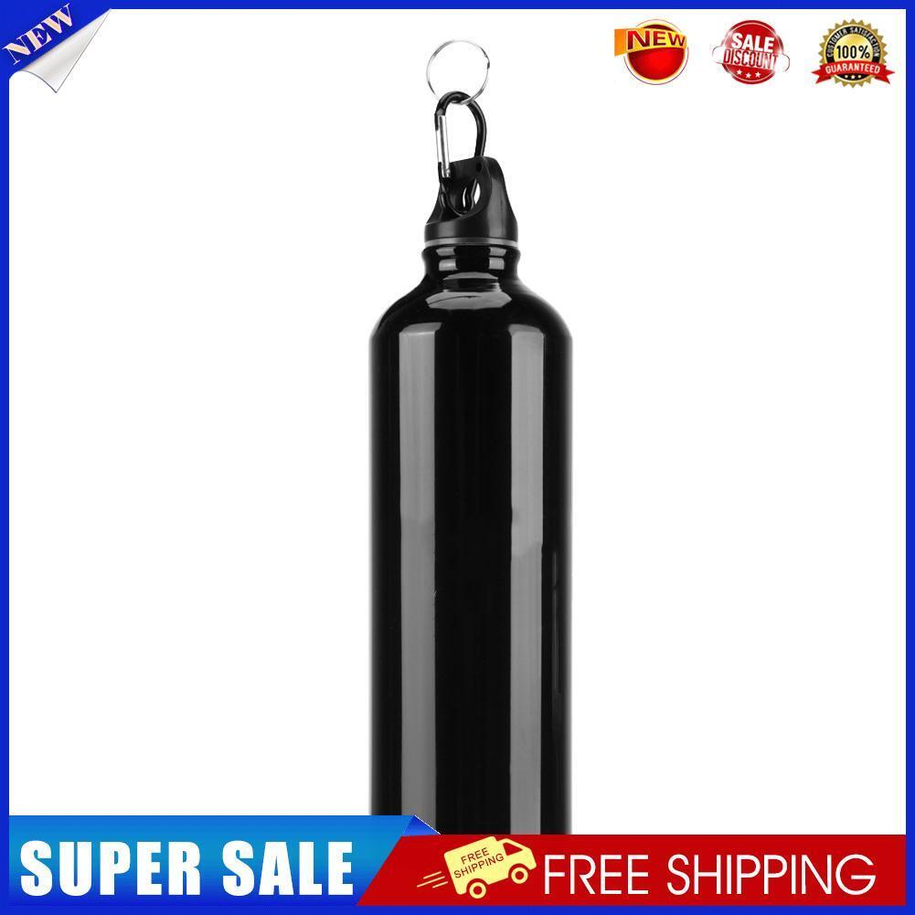 500ml Water Bottle Aluminum Alloy Bicycle Kettle for Cycling Camping Black
