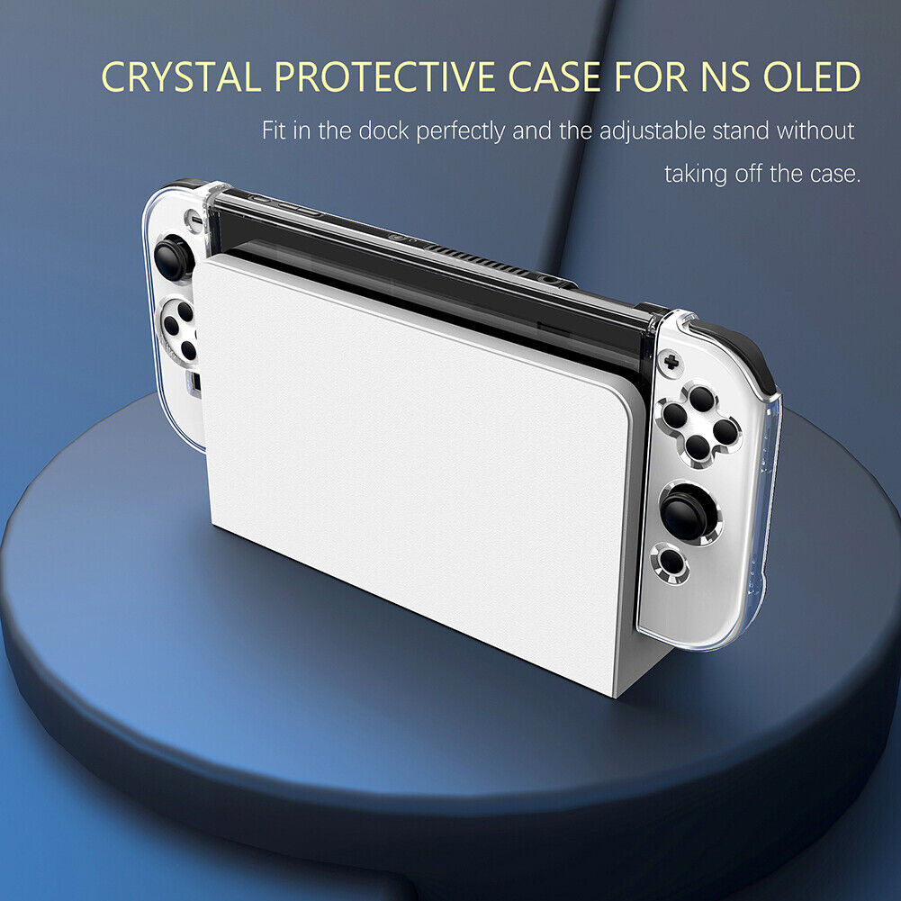 Game Console Frame Case with Bracket Video Gamers Accessories for NS OLED